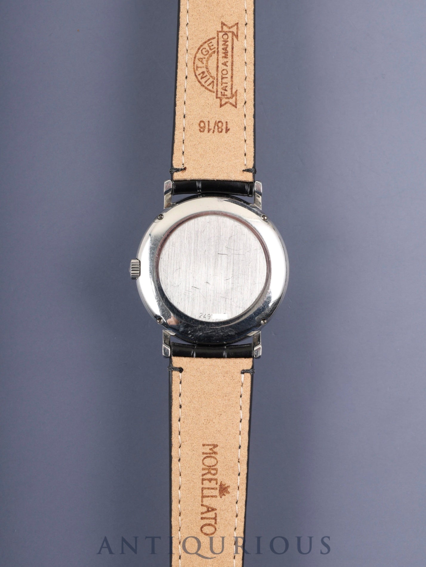 IWC Portofino IW351318 Automatic Caliber C37521 Stainless Steel Leather Strap with Genuine Stainless Steel Buckle, White Dial, Overhauled