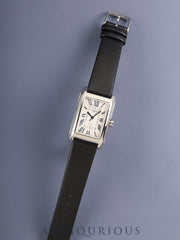 Longines DolceVita L5.757.4 Automatic Caliber 592.2 Stainless Steel Leather Strap with Genuine Stainless Steel Buckle, Silver Dial, Overhauled