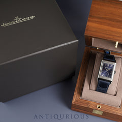 Jaeger-LeCoultre Reverso Tribute Small Second Q397848J / 214.8.62 Manual winding Cal.822/2 SS Genuine leather strap Genuine buckle (SS) Blue dial Box Overhauled