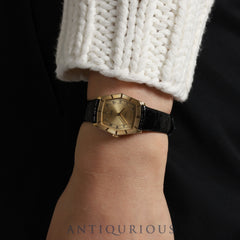 ロレックス チェリーニ 4160 手巻き Cal.1601 18K 革 純正尾錠（GP）シャンパンローマン文字盤  69番（1981年）オーバーホール済み