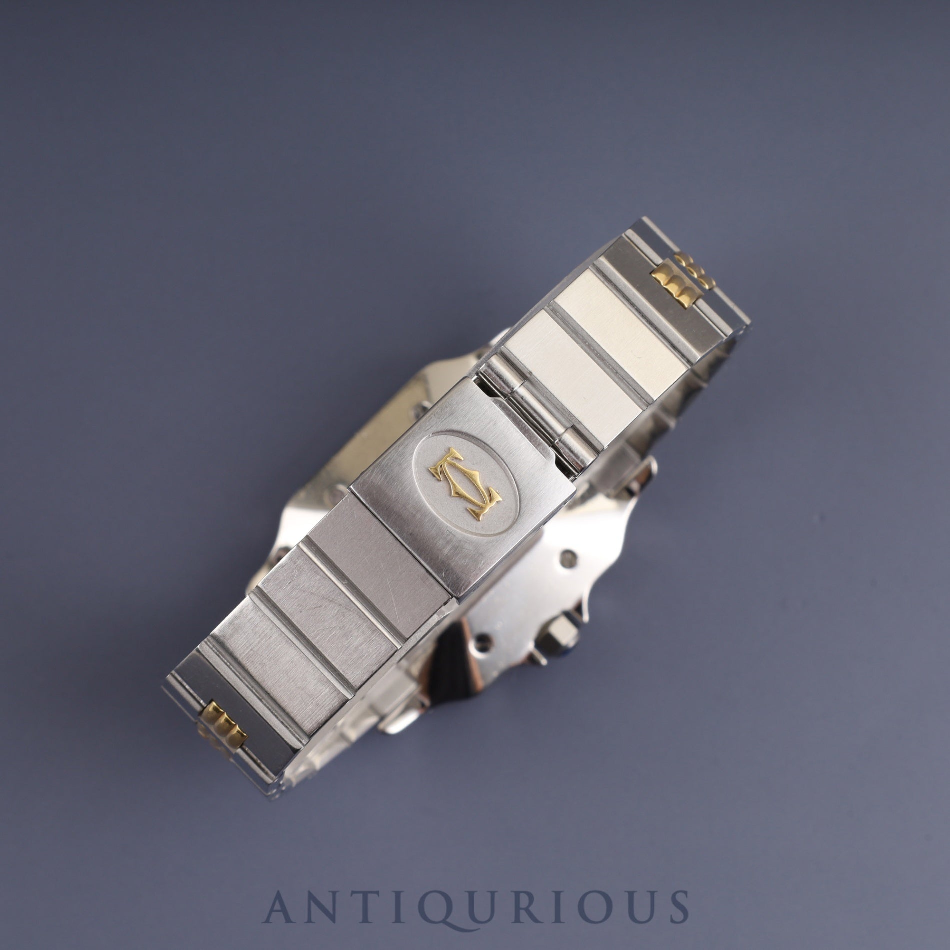 Cartier Santos Galbee LM AC23.80gr OR 0.750 4.05gr / 2961 Ref.81036232 Automatic SS / YG SS / YG White Roman dial Complete service (full maintenance) completed at Cartier boutique