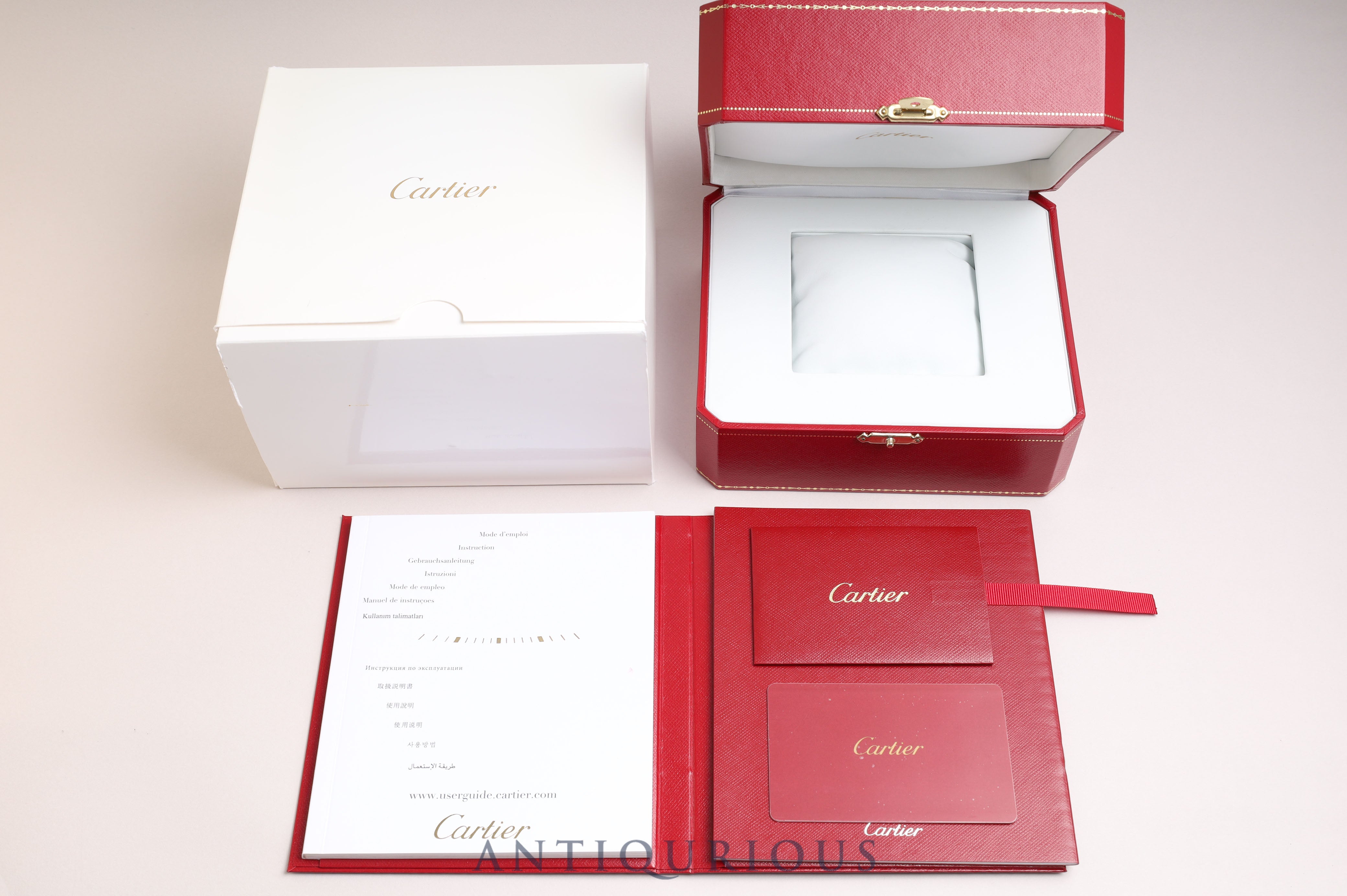 CARTIER Tank American SM QZ W2607456 Box with warranty card