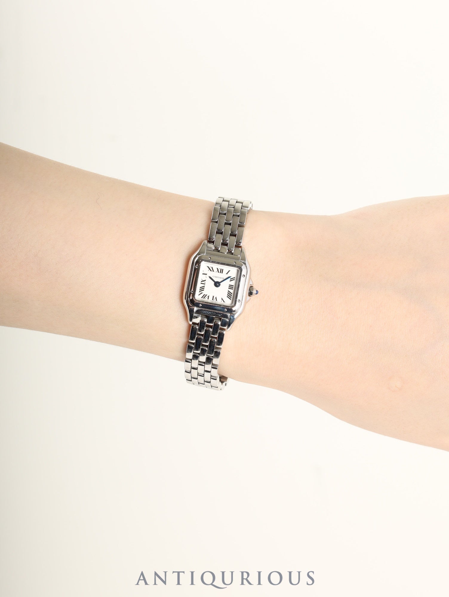 Cartier Panthère de Cartier Mini WSPN0019 / 4188 Quartz Cal.059 Stainless Steel Silver Roman Dial Booklet Warranty Card (2019) Overhauled