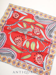 HERMES Scarf Carre 45 Dance of the Savanna 100% Silk