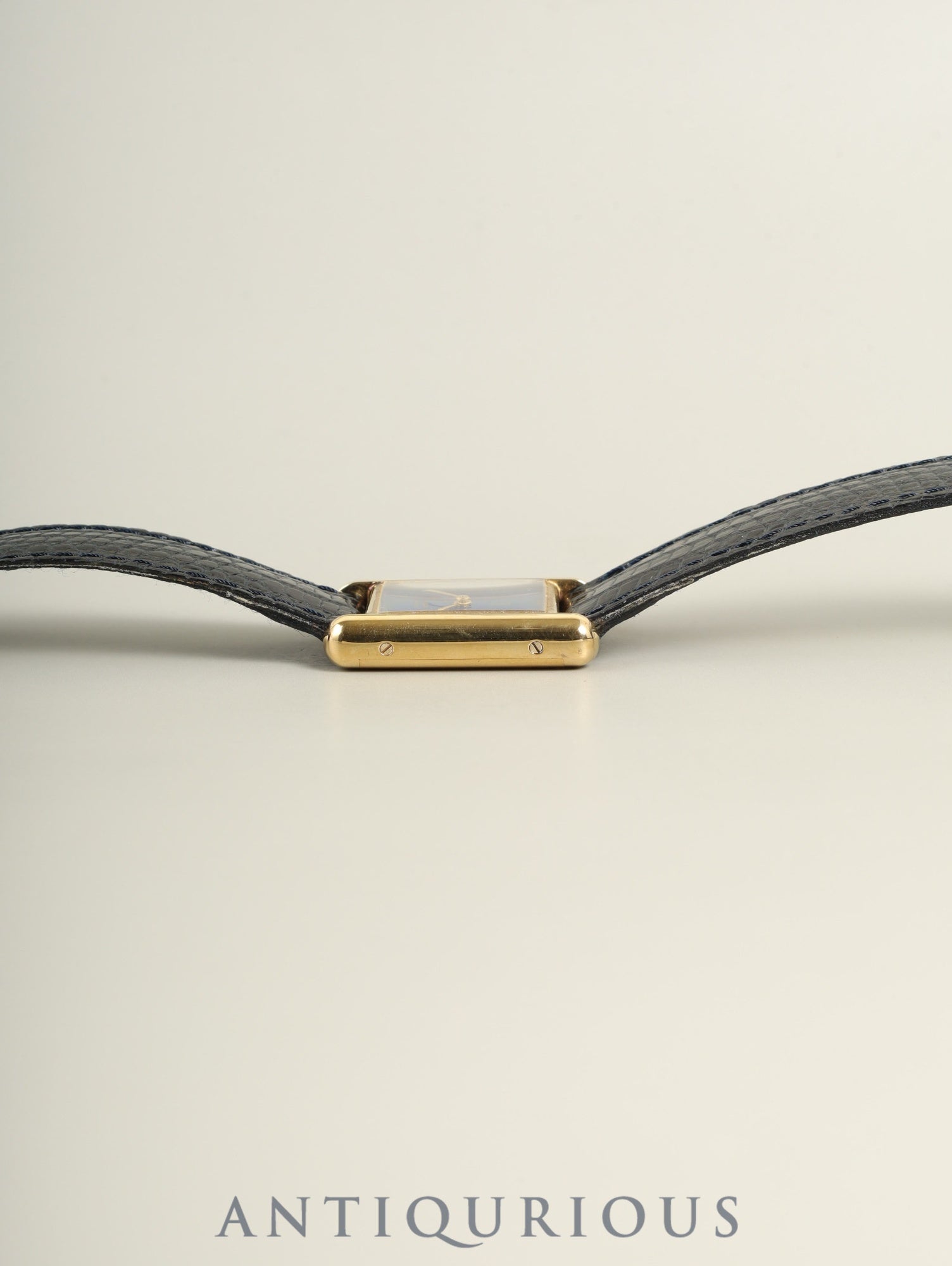 カルティエ マストタンク SM 3 手巻き Cal.78-1 SV925 純正革ベルト 純正ピンバックル（GP）ラピスラズリ文字盤（SWISS表記） 箱 冊子 オーバーホール済み