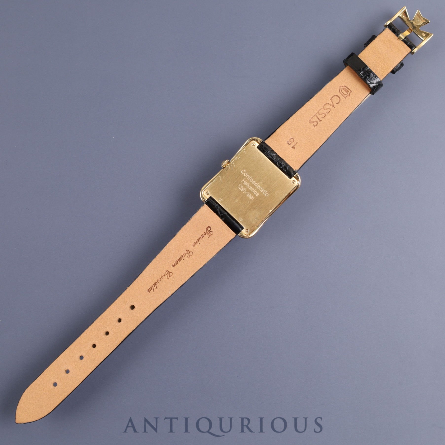 Vacheron Constantin Liberté 39044/000J Liberté 700th Anniversary of Swiss Founding Hand-wound Cal.1015 750YG Leather Buckle Genuine (750) Champagne Dial Overhauled