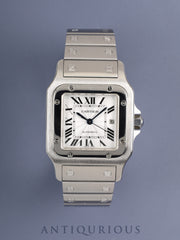 Cartier Santos Galbee LM W20055D6 / 2319 Automatic SS Silver Guilloché Dial (SWISS MADE) Overhauled