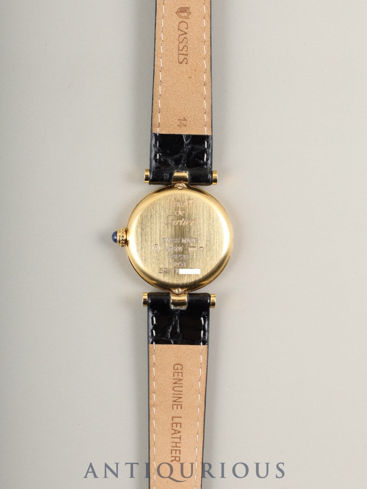 カルティエ マスト ヴァンドーム VLC SM 1851 クォーツ Cal.690 SV925