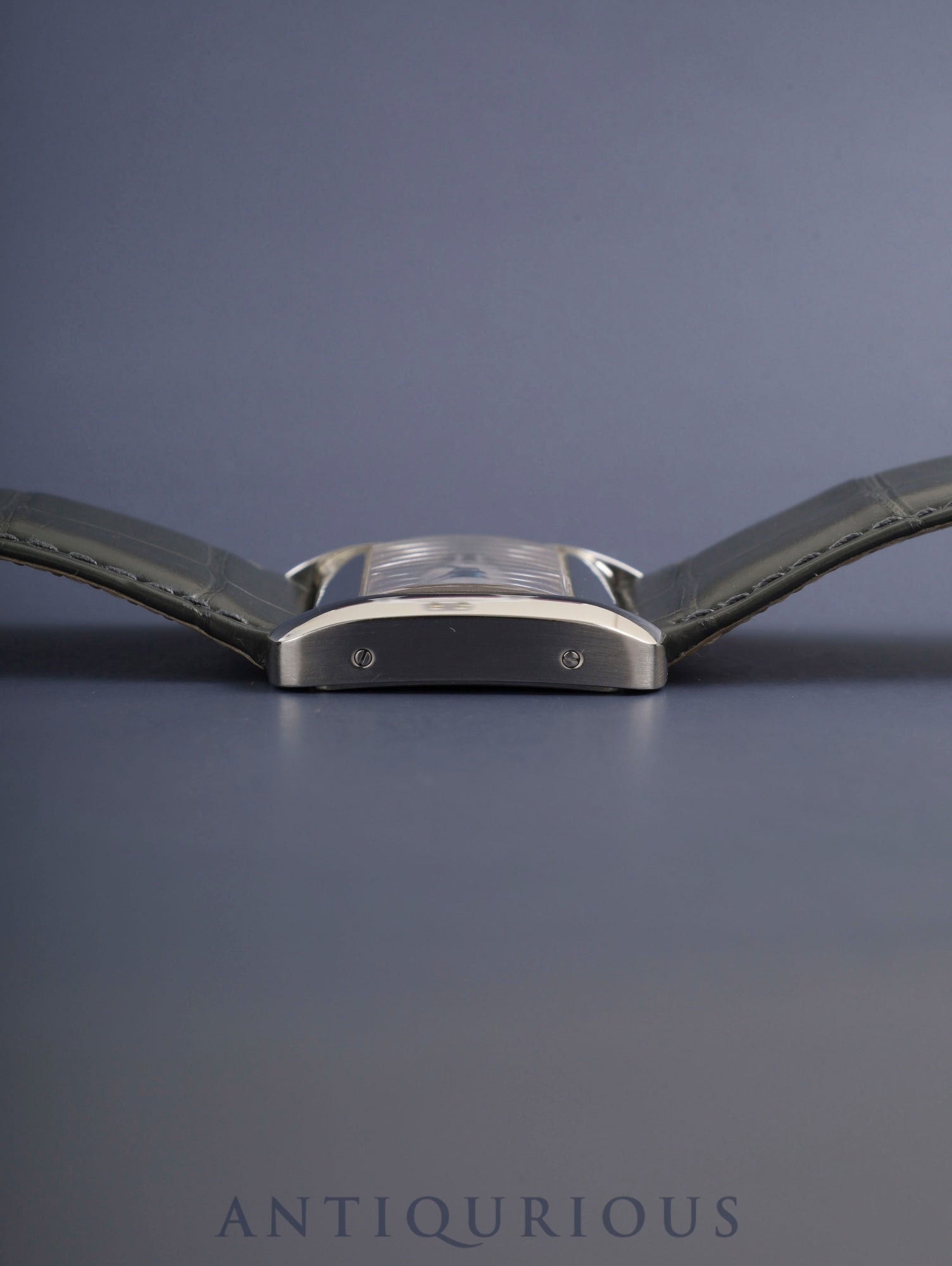 カルティエ タンク ディヴァン LM W6300655 / 2600 クォーツ Cal.690 SS 純正革ベルト 純正ピンバックル（SS） シルバーローマン文字盤 オーバーホール済み