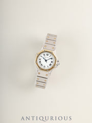 Cartier Santos Octagon SM 0907 Automatic Cal.ETA2671 SS/YG White Roman Dial (SWISS marking) Overhauled