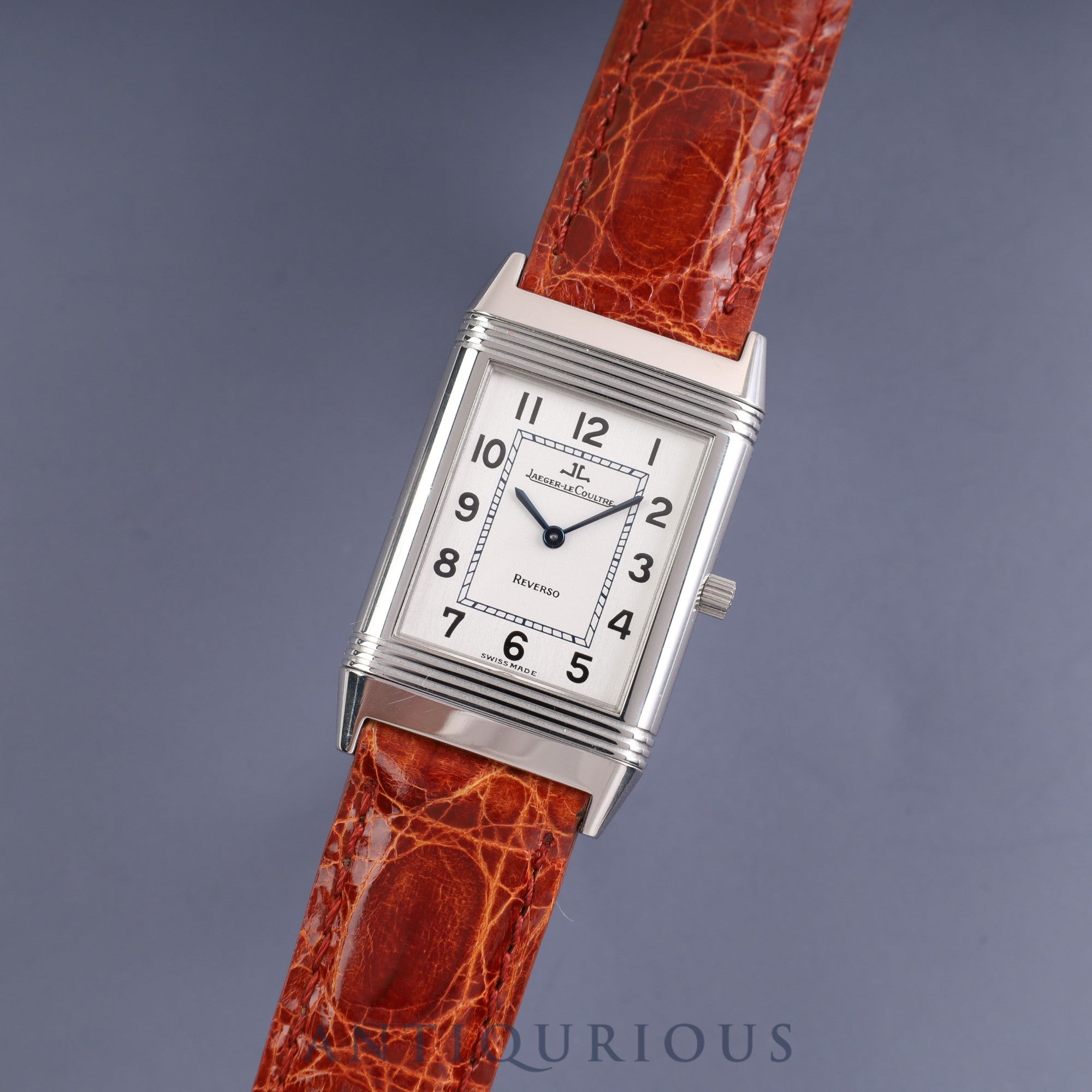 JAEGER LECOULTRE ジャガー・ルクルト REVERSO CLASSIC レベルソクラシック 250.8.86/Q2508420 手巻き Cal.846/1 SS 革 純正尾錠 シルバー文字盤 箱 保証書（1997年）