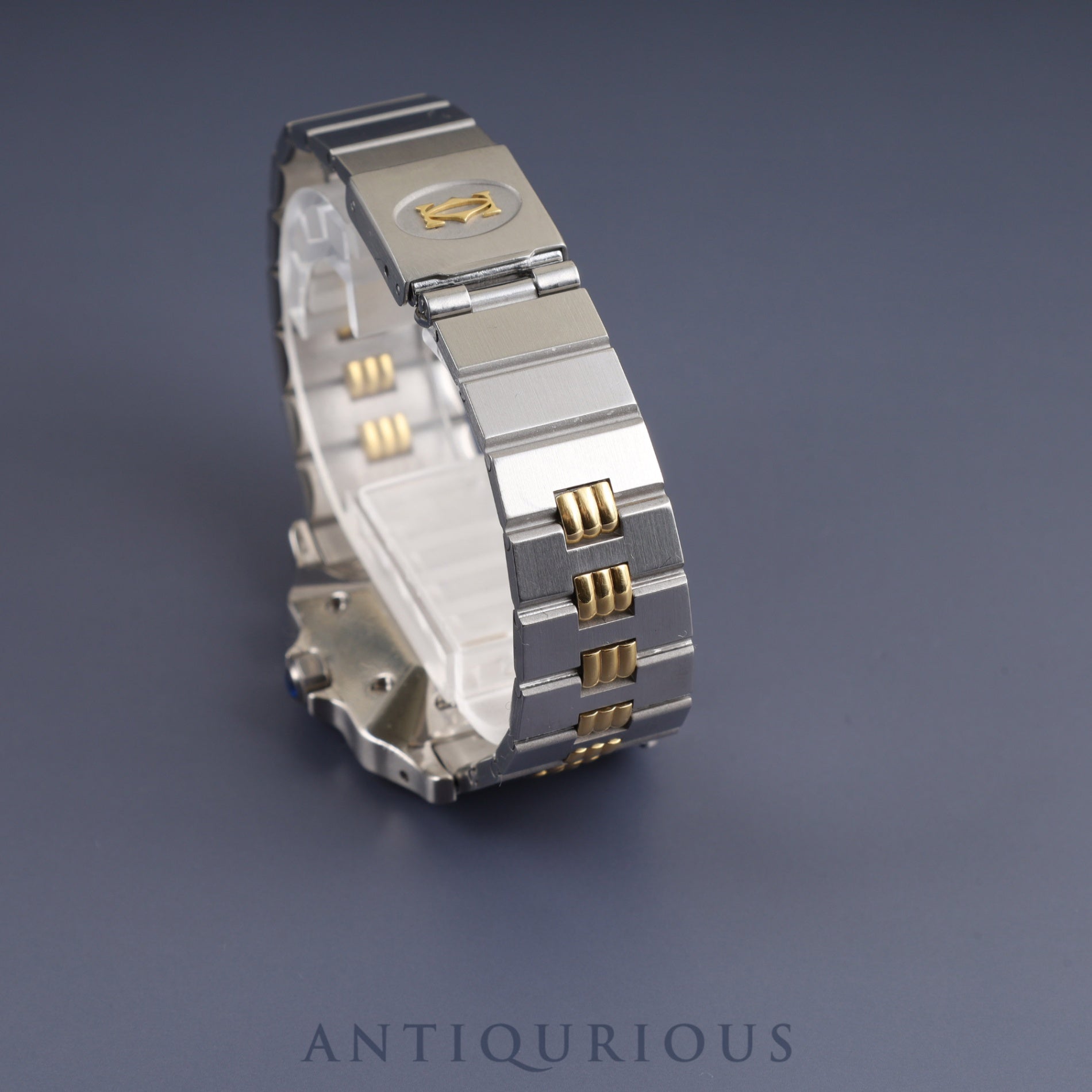 Cartier Santos Galbee LM AC23.80gr OR 0.750 4.05gr / 2961 Ref.81036232 Automatic SS / YG SS / YG White Roman dial Complete service (full maintenance) completed at Cartier boutique