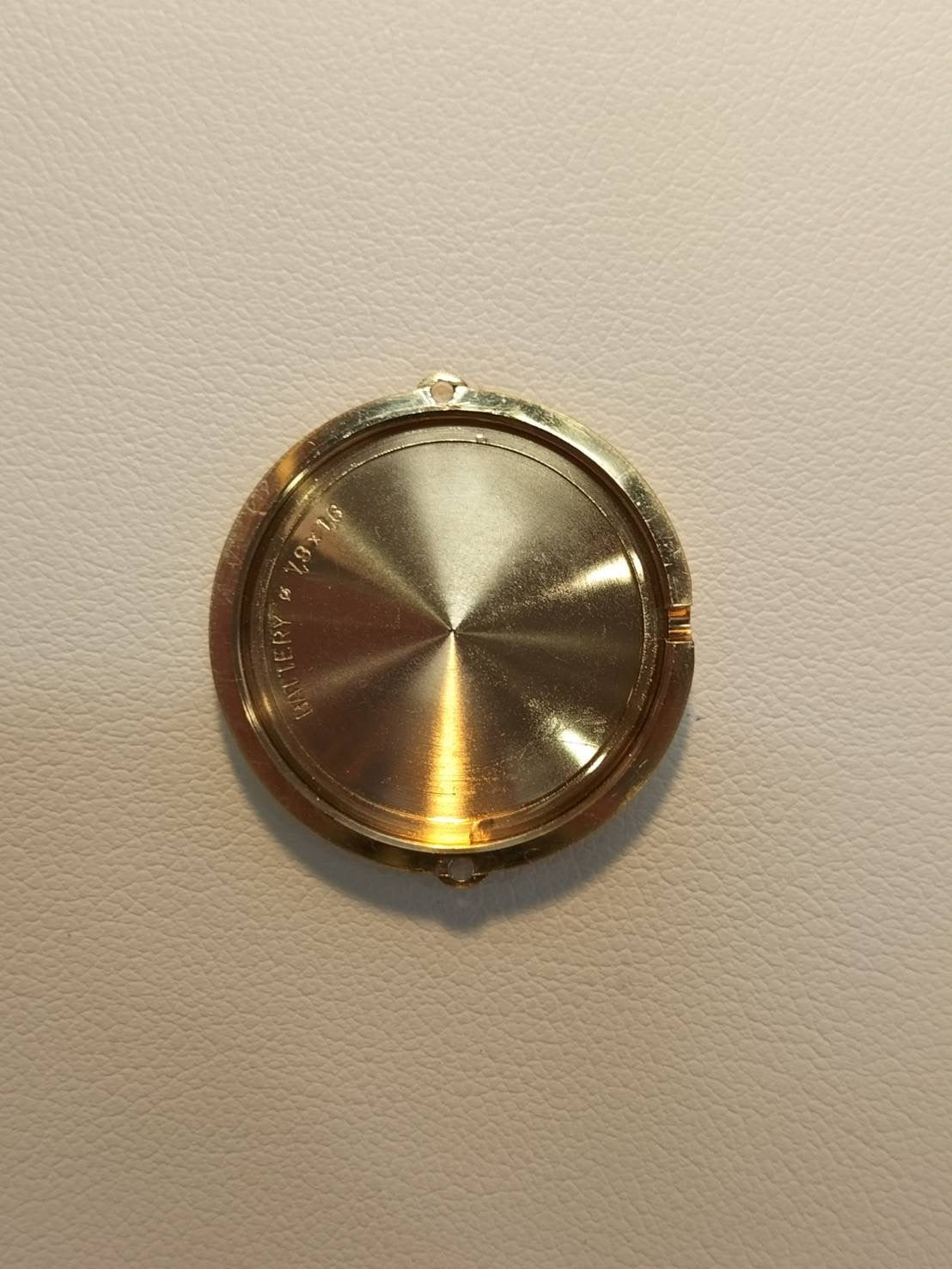 Cartier Must Vendome VLC SM 84978213 / 18 Quartz Cal.690 SV925 Leather Genuine Pin Buckle (GP) Ivory Roman Dial (SWISS MADE表記) Overhauled