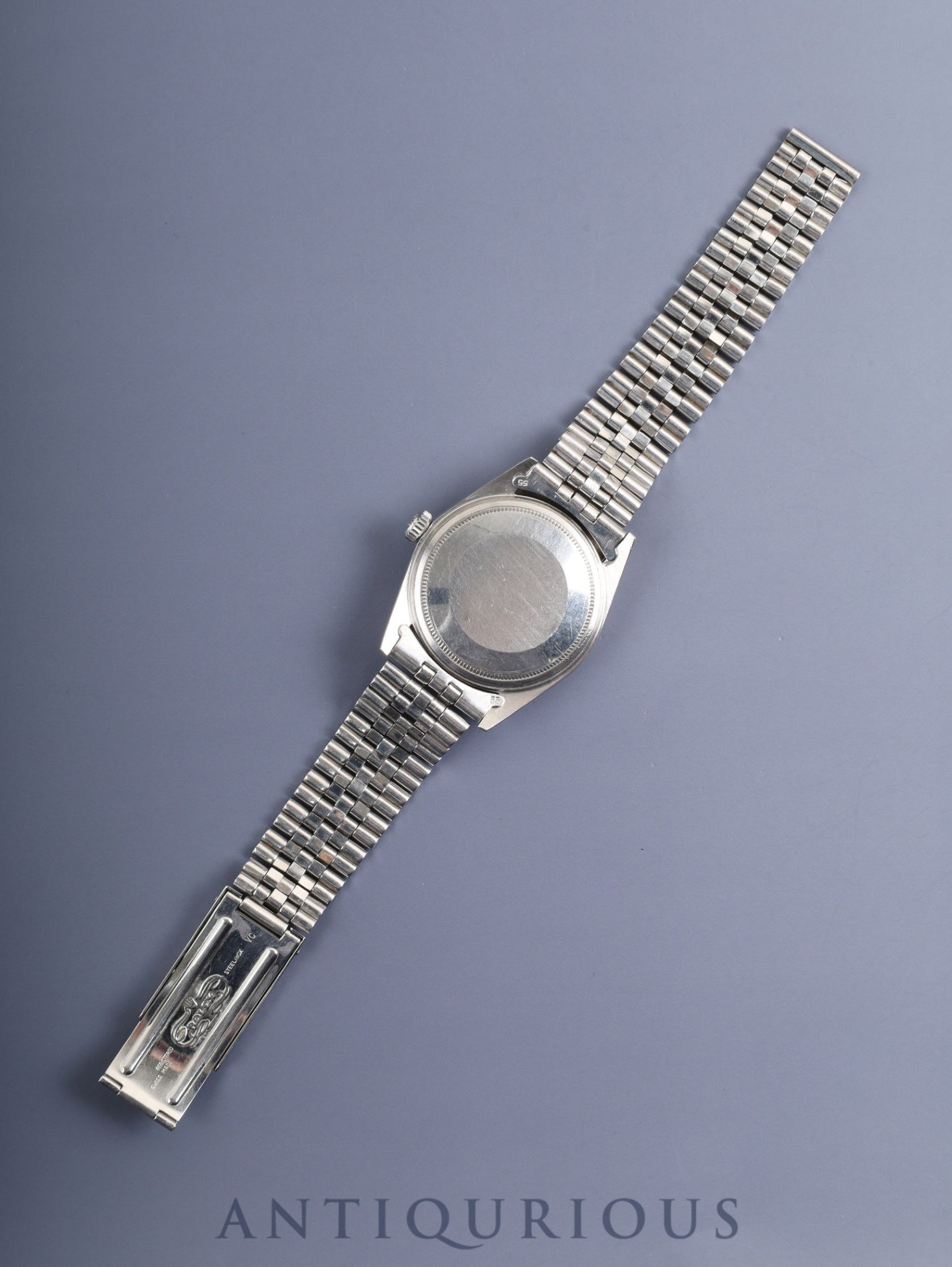 Rolex Datejust 1601 Automatic Caliber 1570 Stainless Steel/White Steel Silver Dial No. 29 (1969) Overhauled