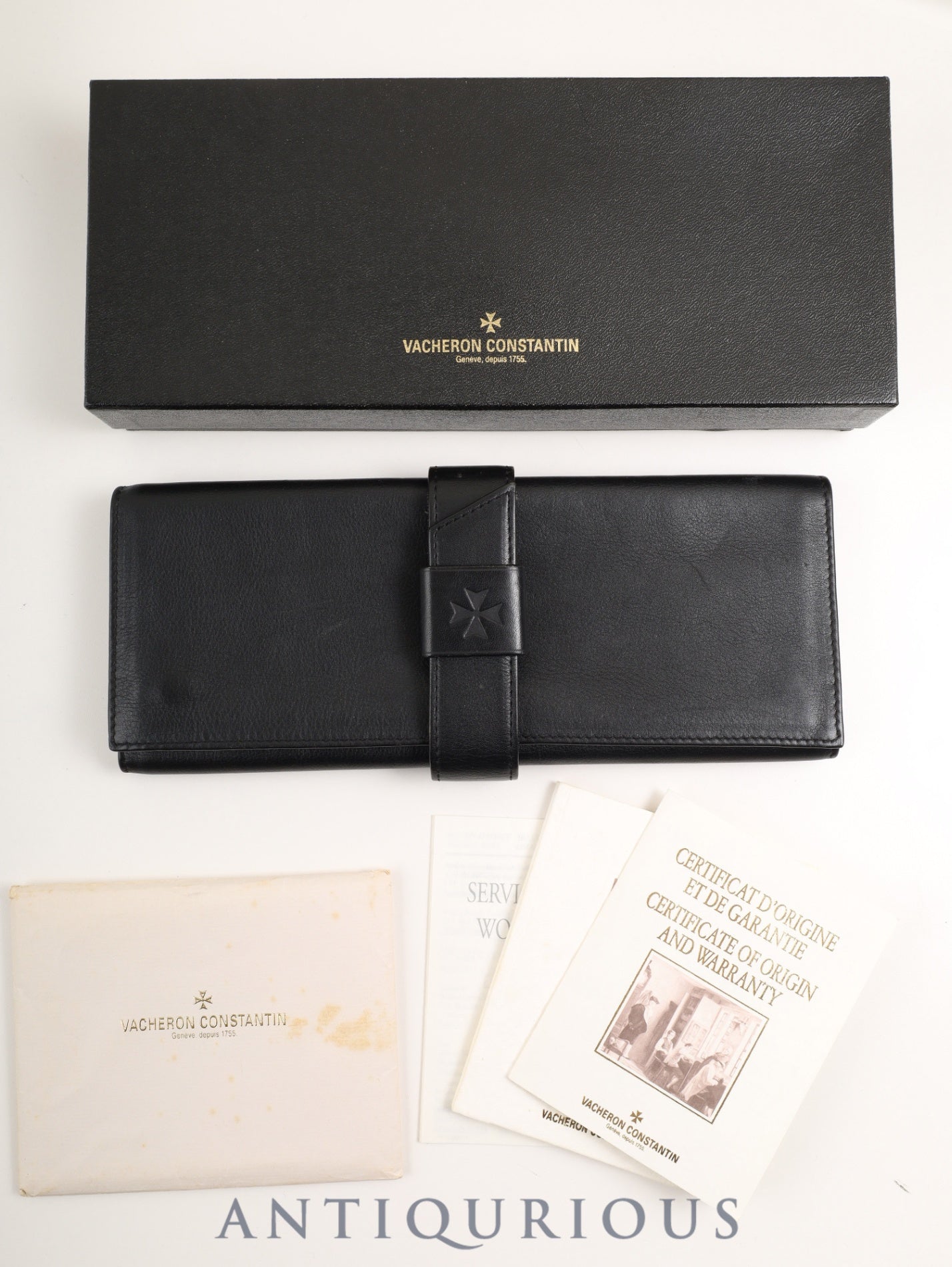 ヴァシュロン・コンスタンタン ヒストリーク キャビノチェ 91001/000G-7 手巻き Cal.1017 750YG 純正革ベルト 純正ピンバックル（750YG） アイボリー文字盤（σダイアル）箱 保証書（2006年） ケース 冊子  オーバーホール済み