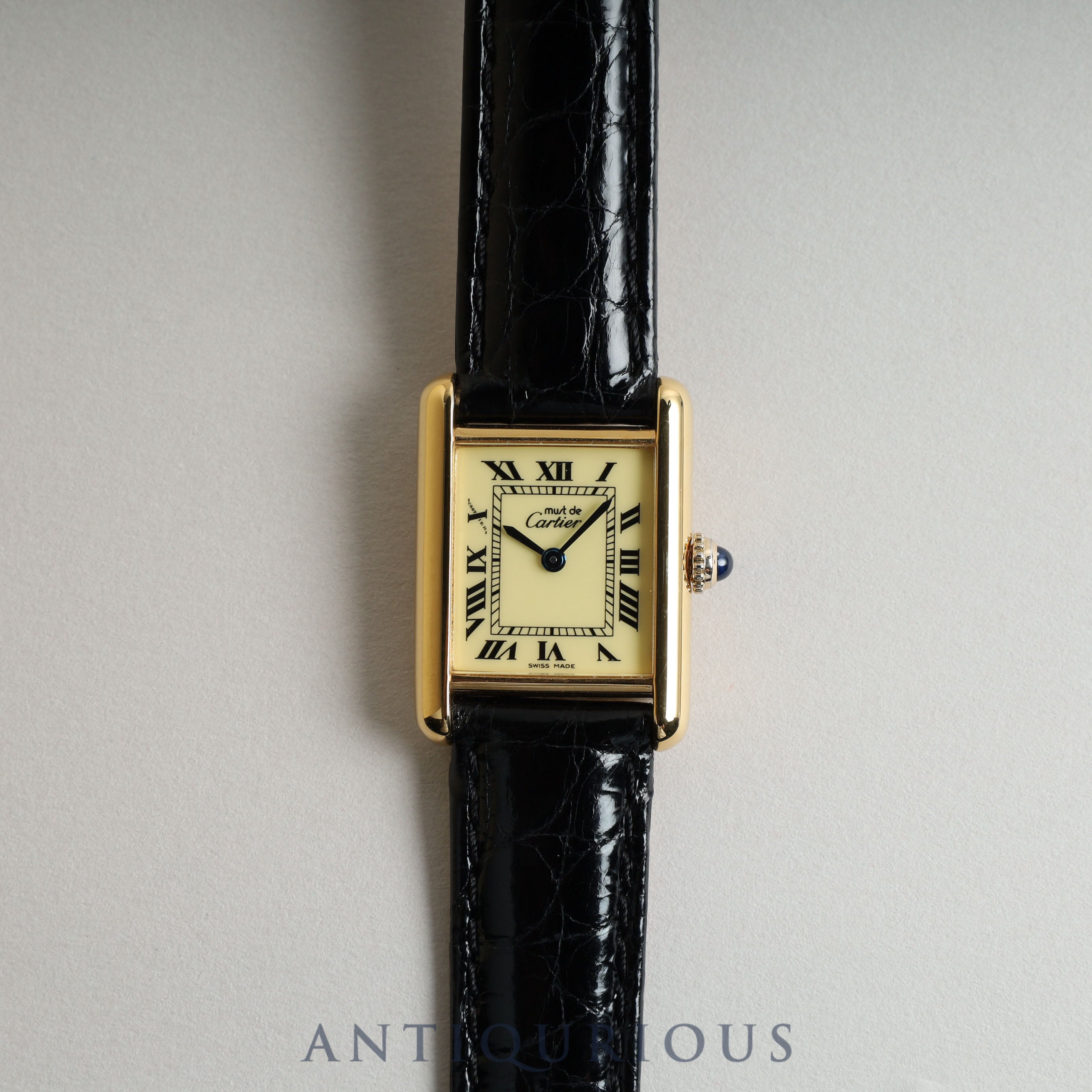 CARTIER Cartier Must Tank SM QZ Ivory Roman Dial