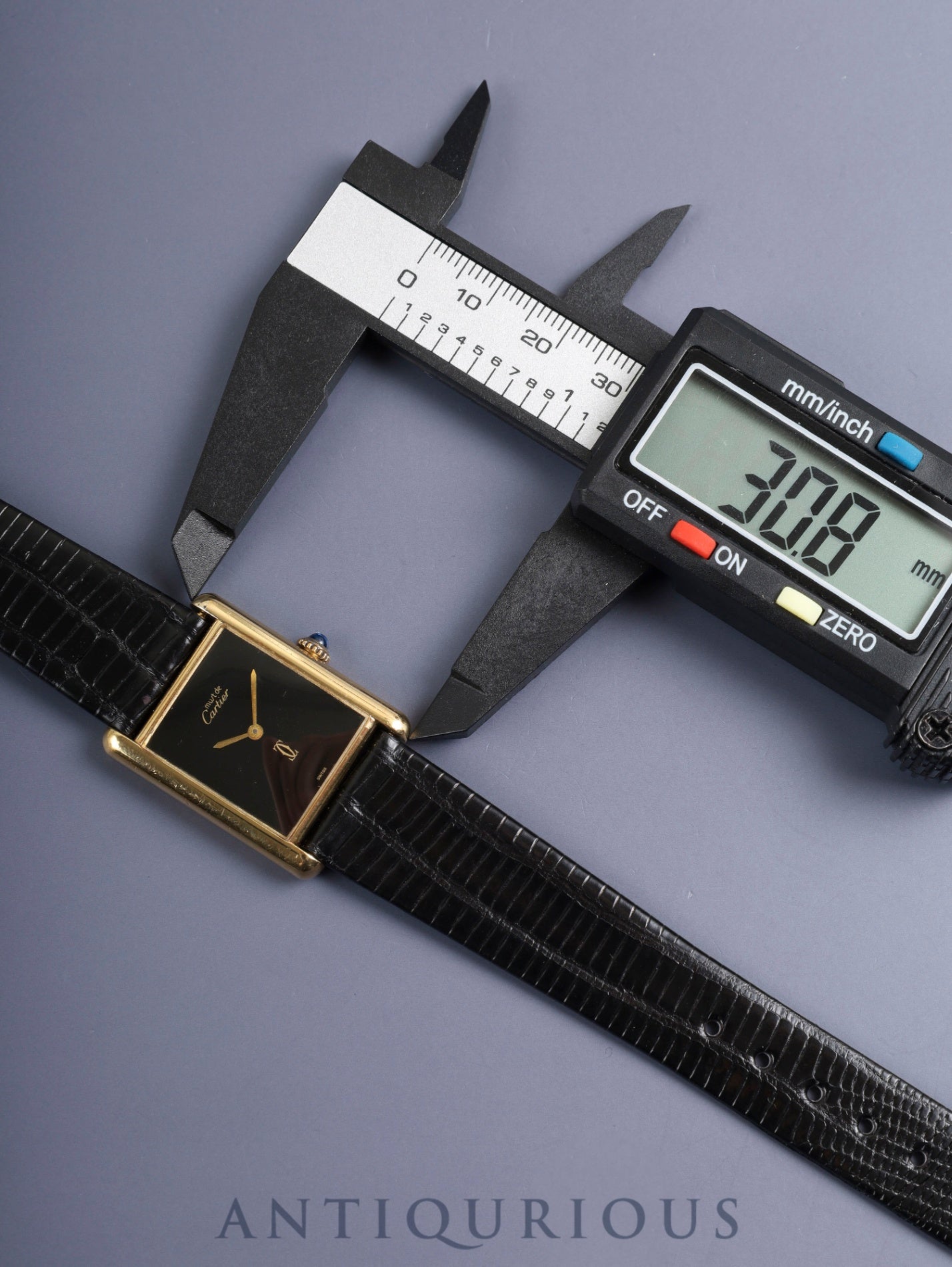 カルティエ マストタンク LM 手巻き Cal.78-1 SV925 革 純正ピン