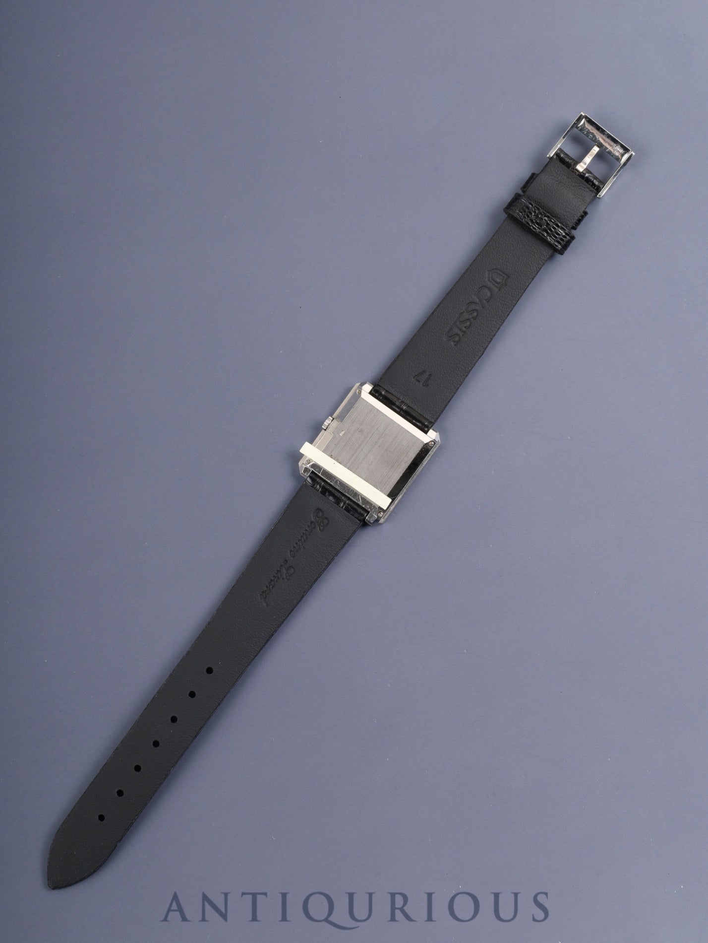 Piaget Protocole 9154 Manual Winding Cal.9P2 750WG Leather Original Pin Buckle (750WG) Black / Silver Dial With Original Leather Strap Overhauled