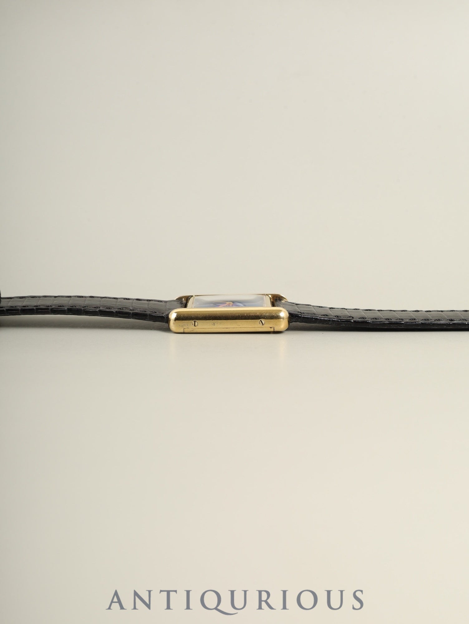 カルティエ マストタンク SM 3 手巻き Cal.78-1 SV925 革 純正ピンバックル（GP）ラピスラズリ文字盤（SWISS表記）オーバーホール済み 社外ガラス交換済み