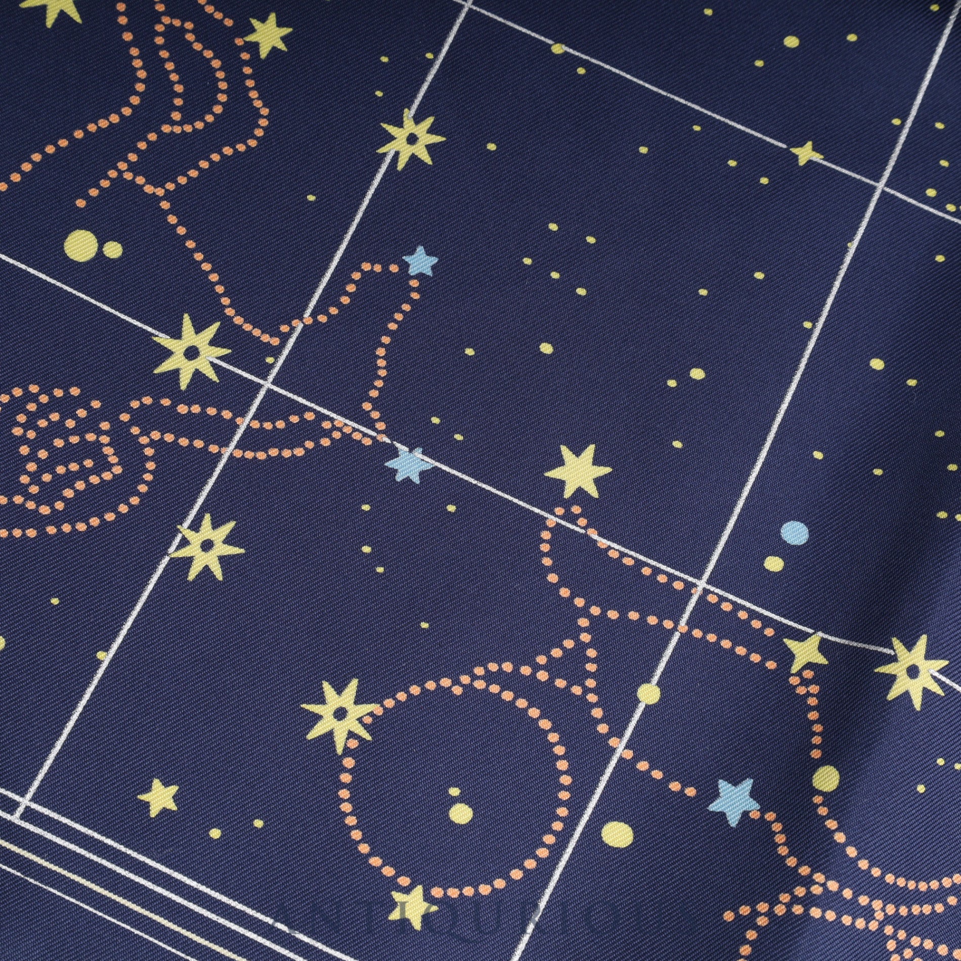 Hermes scarf Carre 45 Constellation Navy Box