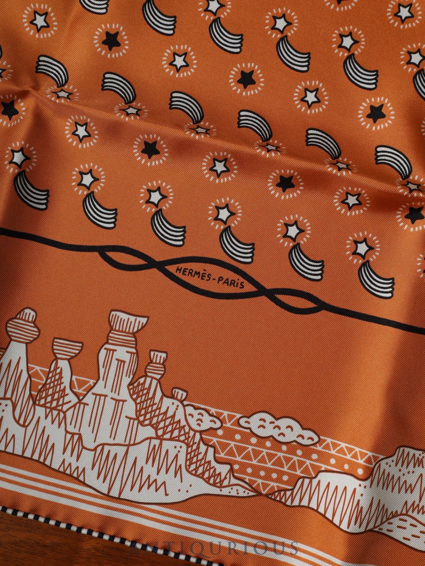 エルメス スカーフ カレ55 峡谷から星たちへ SILK100% 箱 | 東京銀座の