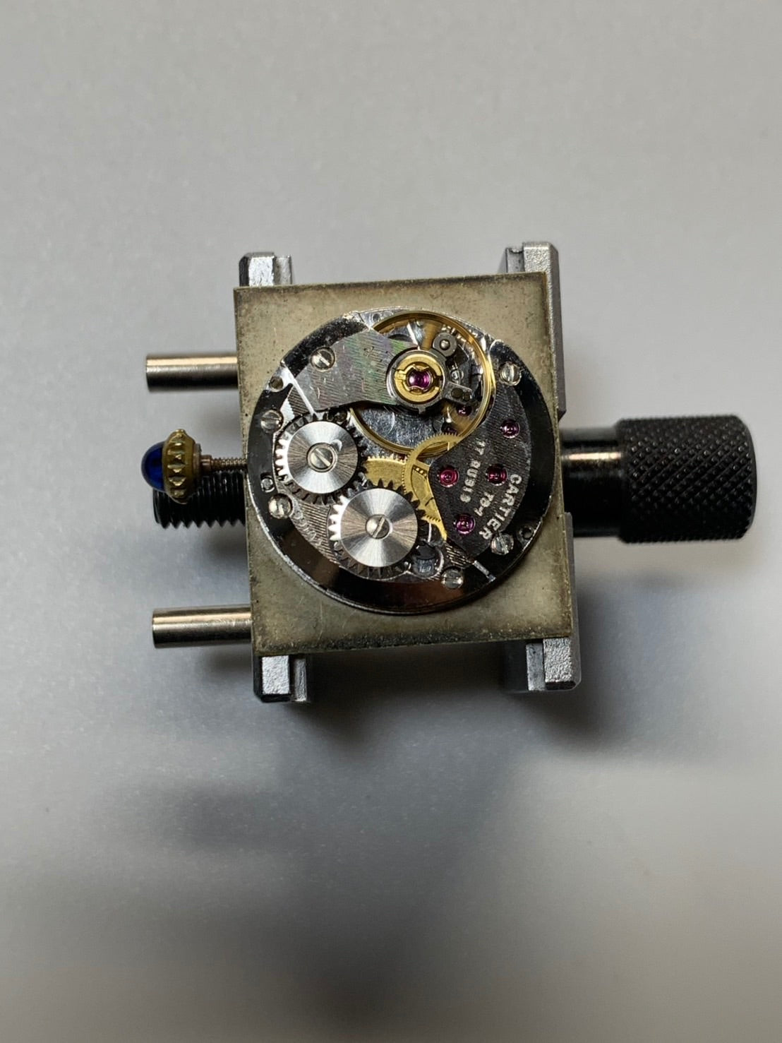 カルティエ マストタンク LM 6 手巻き Cal.78-1 SV925 革 純正ピンバックル（GP）アイボリーローマン文字盤（SWISS表記） オーバーホール済み 新品仕上げ済み