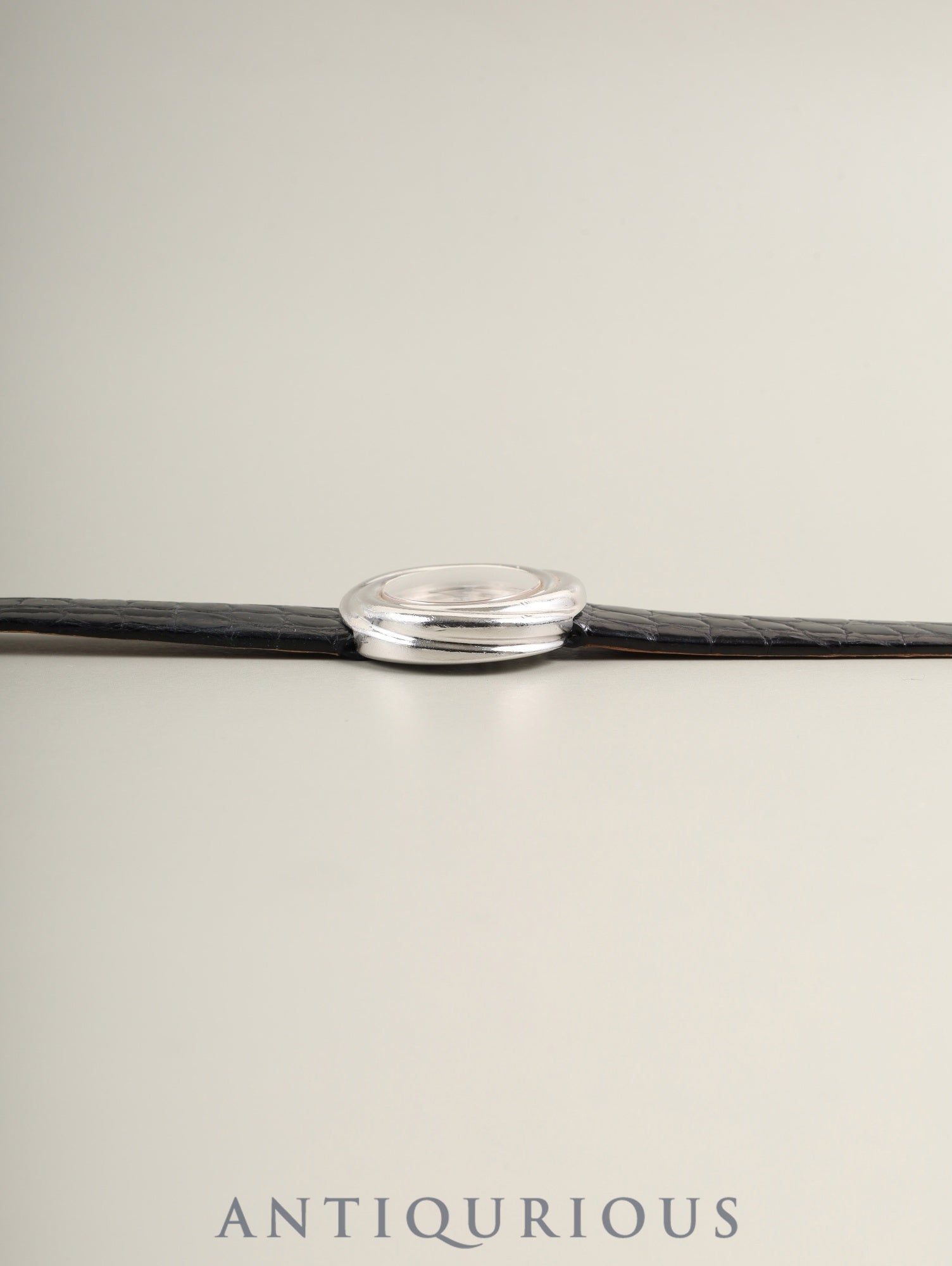 Cartier Must Trinity W1014945 / 2439 Quartz Cal.157 SV925 Leather Original pin buckle (SS) Silver Roman dial (SWISS MADE) Overhauled