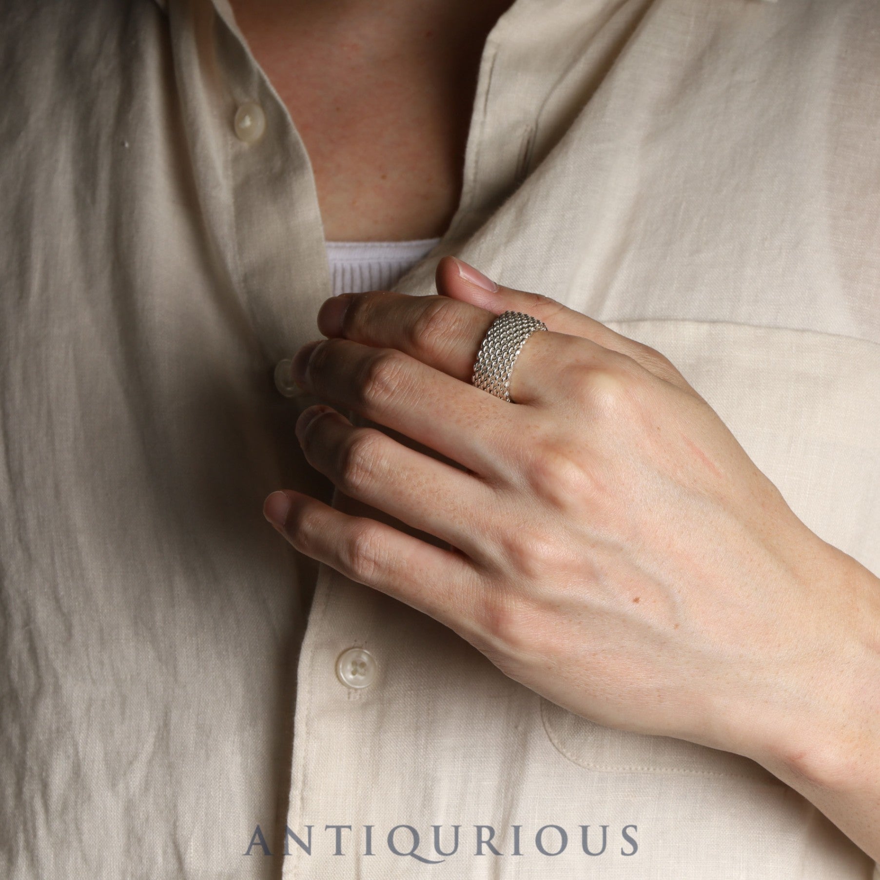 ティファニー リング サマセット スターリングシルバー 約18号 | 東京