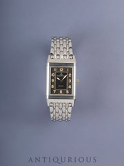 ジャガー・ルクルト レベルソ クラシック シャドウ シャドウ 251.8.86 / 251.880.864 手巻き Cal.846/1 SS SS グレー文字盤 保証書 冊子 オーバーホール済み ※ケース裏彫りあり