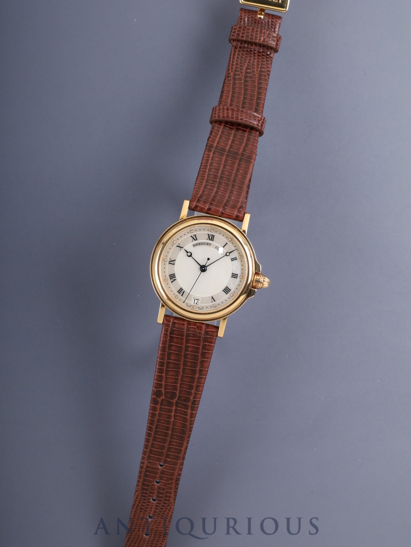 ブレゲ マリーン 4400BA / 52 /174 自動巻き Cal.889/1 750YG 革 純正バックル（750YG）マザーオブパール文字盤 箱 タグ オーバーホール済み