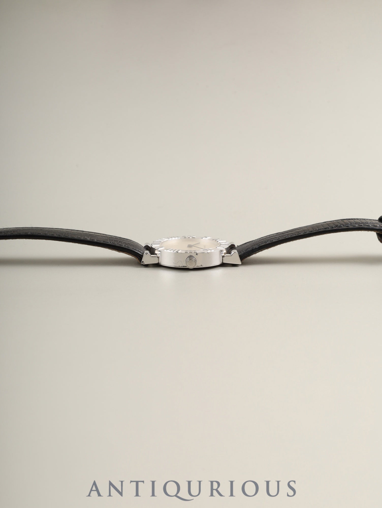 ティファニー アトラス SV CASE L0640 クォーツ Cal.976.001 SV925 純正革ベルト 純正尾錠（SS） シルバー文字盤 箱 オーバーホール済み