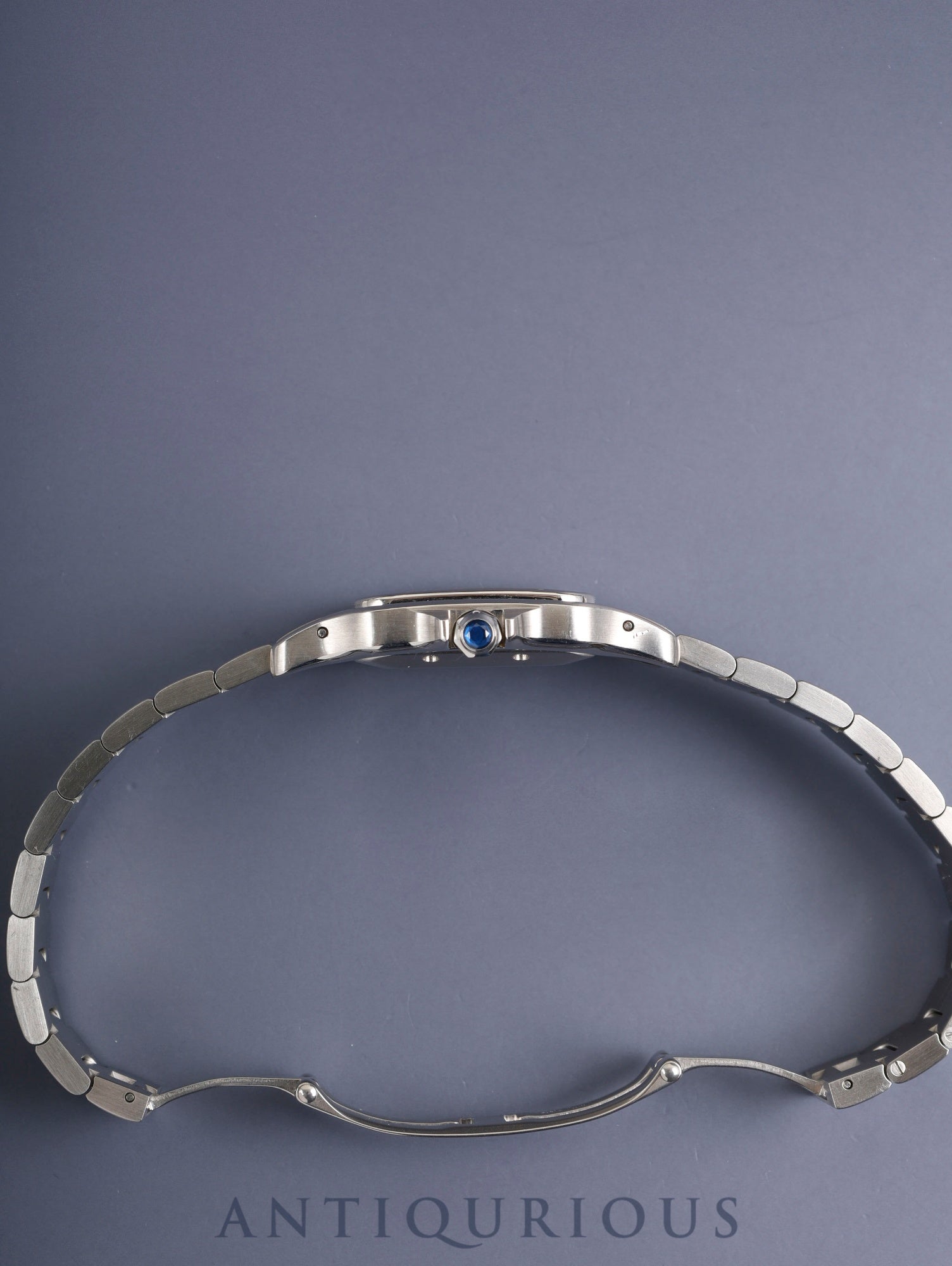 カルティエ サントス ガルベ LM W20040D6 / 2319 自動巻き Cal.ETA2000-1 SS SS シルバーギョーシェ文字盤 箱 オーバーホール済み