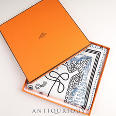 Hermes scarf Carre 55 From the canyon to the stars SILK 100% Box Tag