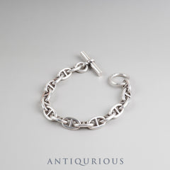 Hermes Bracelet Chaine d'Ancre MM SV925 16 links 16 years