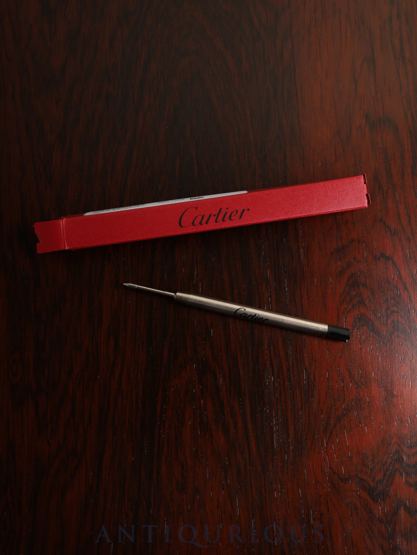 Cartier Ballpoint Pen Godron Resin Twist Box