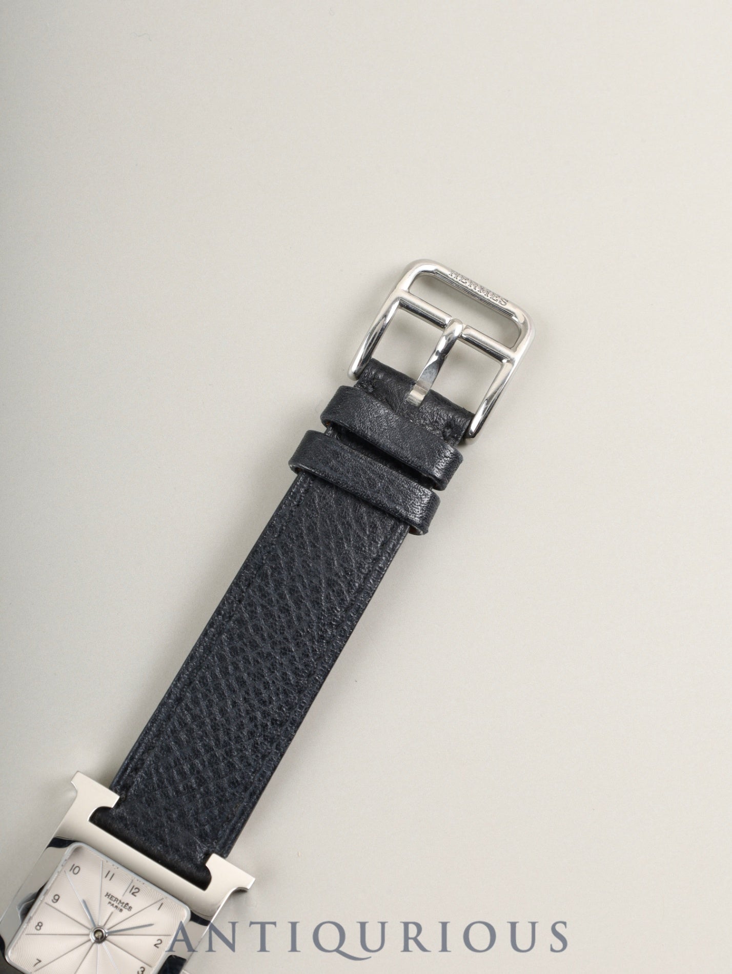 エルメス H WATCH Hウォッチ HH1.210 クォーツ Cal.901.001 SS 純正革ベルト（□H刻印：2004年）純正尾錠（SS）ホワイト文字盤 オーバーホール済み