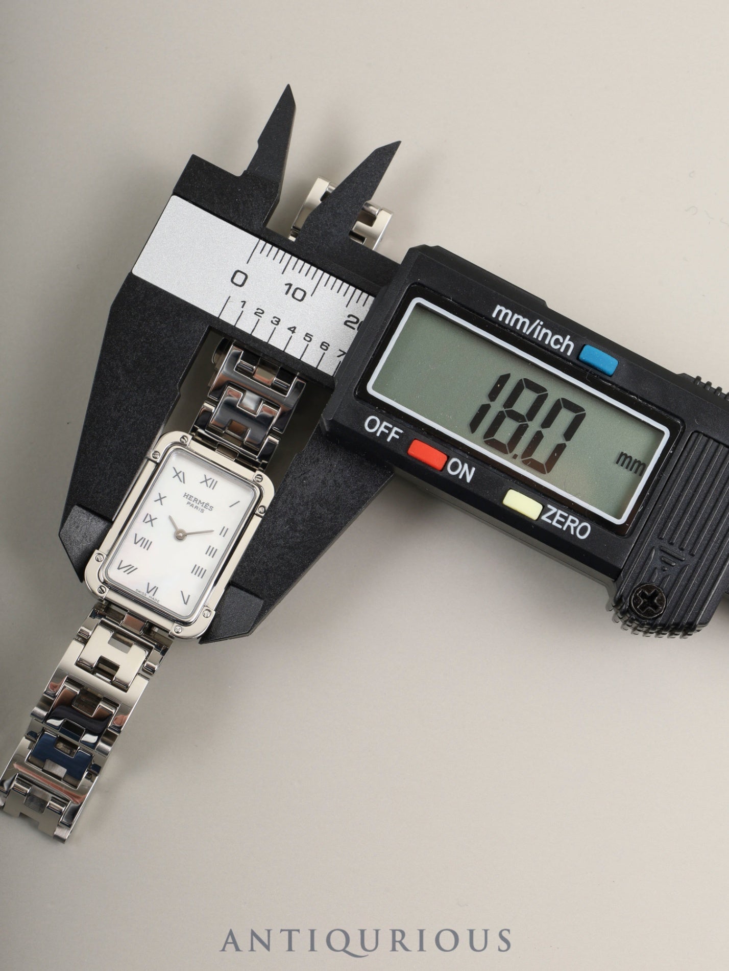 エルメス クロアジュール CR2.210 クォーツ Cal.976.001 SS SS ホワイトシェル文字盤  箱 保証書（2015年）オーバーホール済み