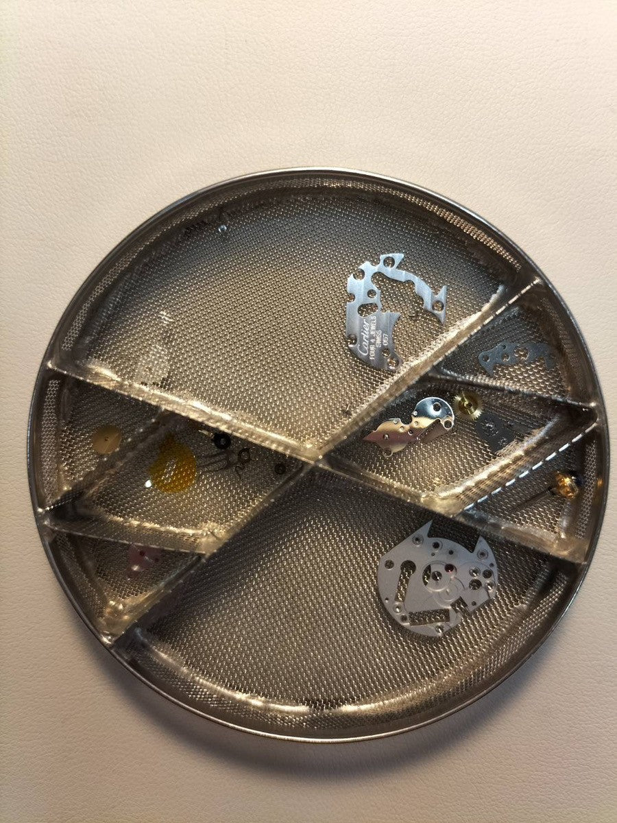 カルティエ マストタンク SM 5057001 クォーツ Cal.057 SV925 革 純正Dバックル（GP） オパラン文字盤 1982年頃〜1995年頃 オーバーホール済み