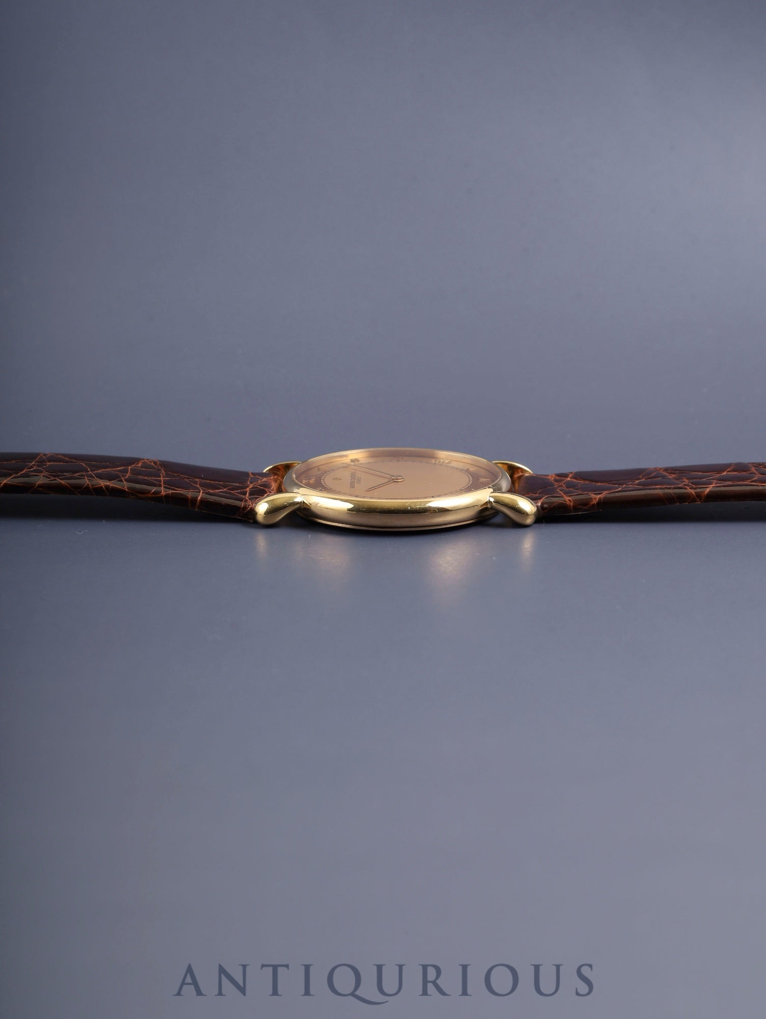 ヴァシュロン・コンスタンタン ヒストリカル 250周年記念 33084 手巻き Cal.1003/1 750YG 革 純正ピンバックル（750YG）ゴールドローマン文字盤 1985年 オーバーホール済み