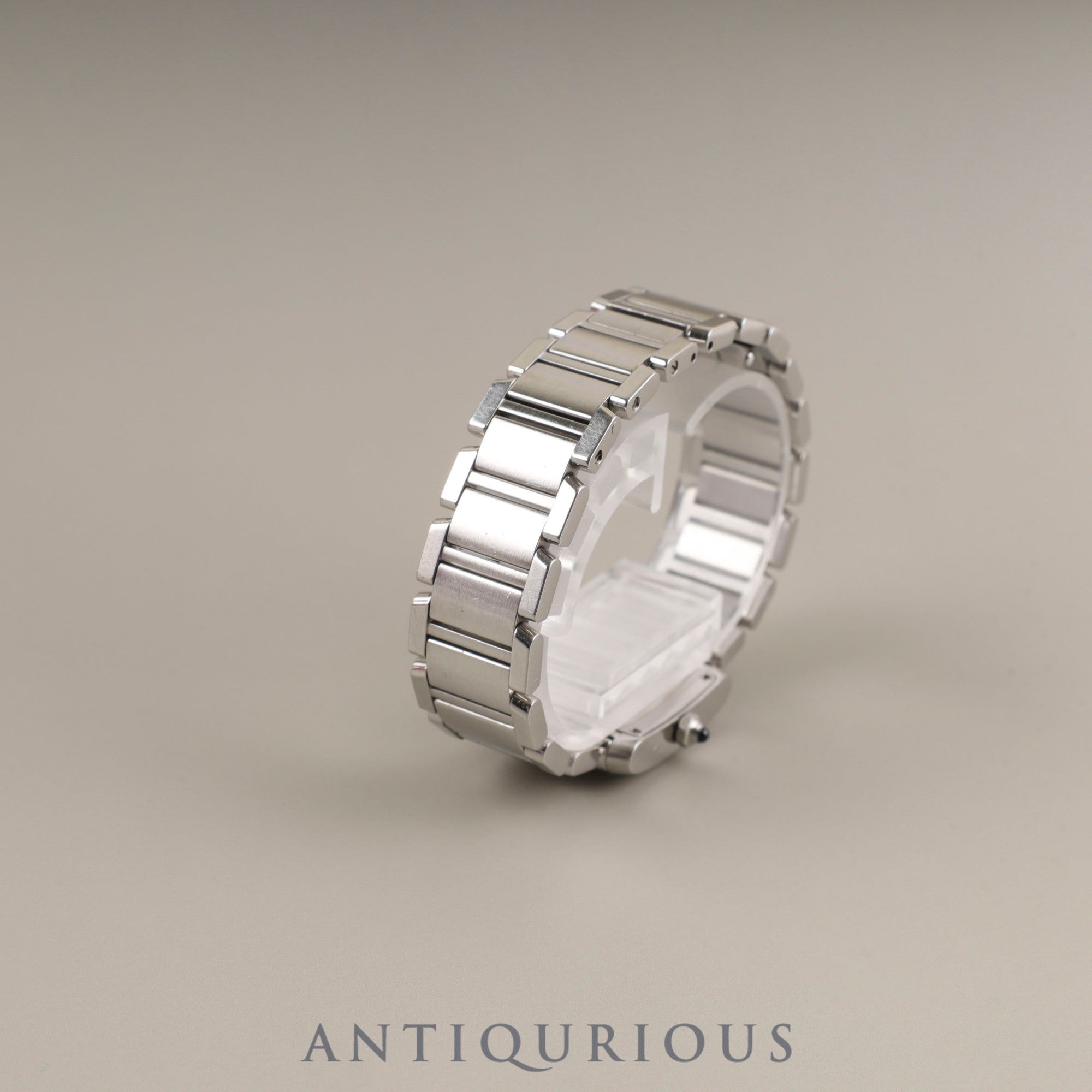 Cartier Tank Française SM W51008Q3 / 2384 Quartz Cal.057 Stainless Steel White Roman Dial Box Booklet Warranty (2005) Overhauled