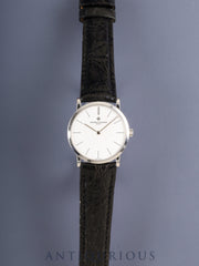 Vacheron Constantin Patrimony 33093/000G-0936 Manual Winding Cal.1003/2 750WG Leather Original Pin Buckle (750WG) White Dial Box Case Booklets Tags Warranty (2002) Repair Completion Paper (blank) JEAN ROUSSEAU Leather Strap Overhauled