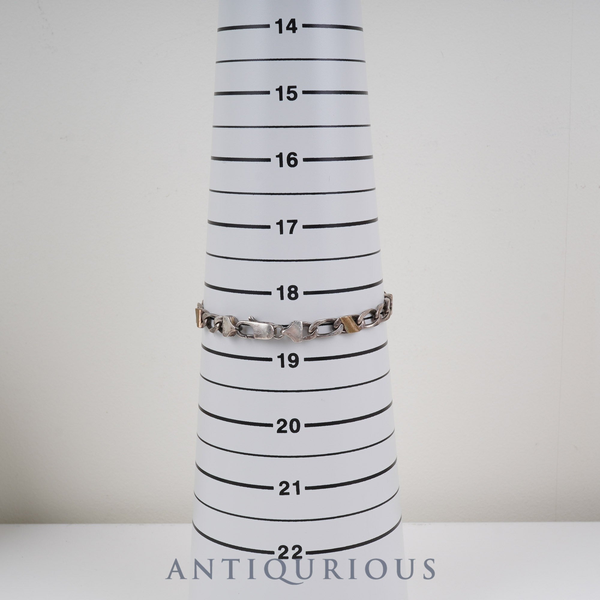 ティファニー ブレスレット フィガロチェーン ヴィンテージ コンビ