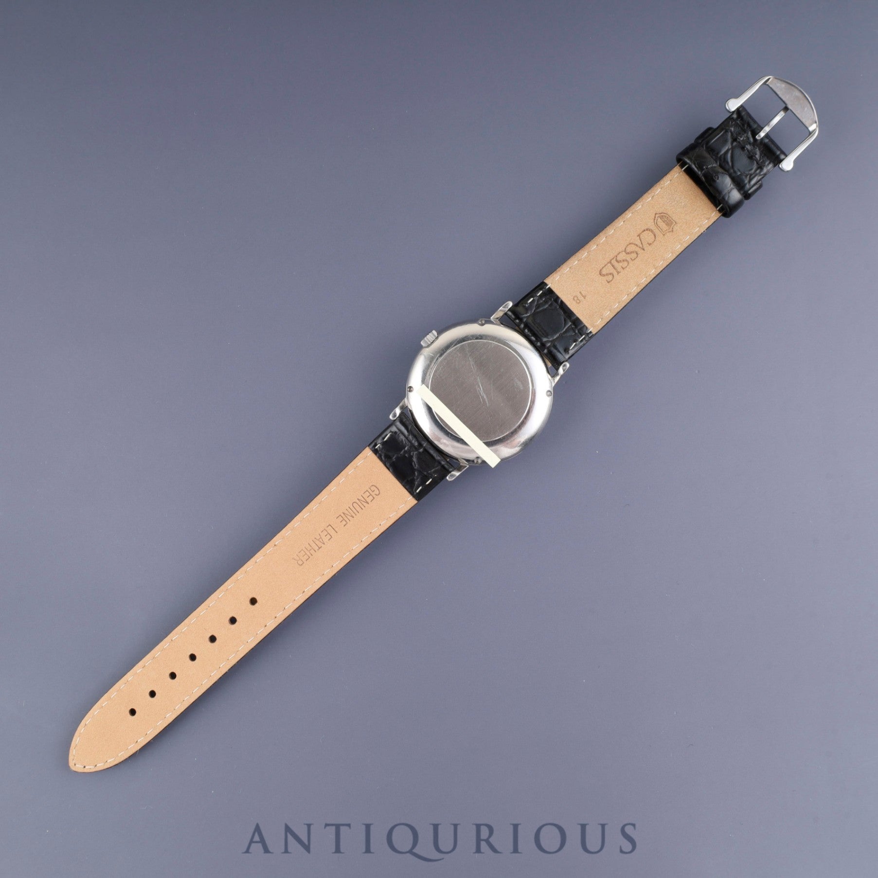 IWC Portofino IW351320 Automatic Caliber 37521 Stainless Steel Leather Strap with Genuine Stainless Steel Buckle, White Dial, 34mm, Overhauled