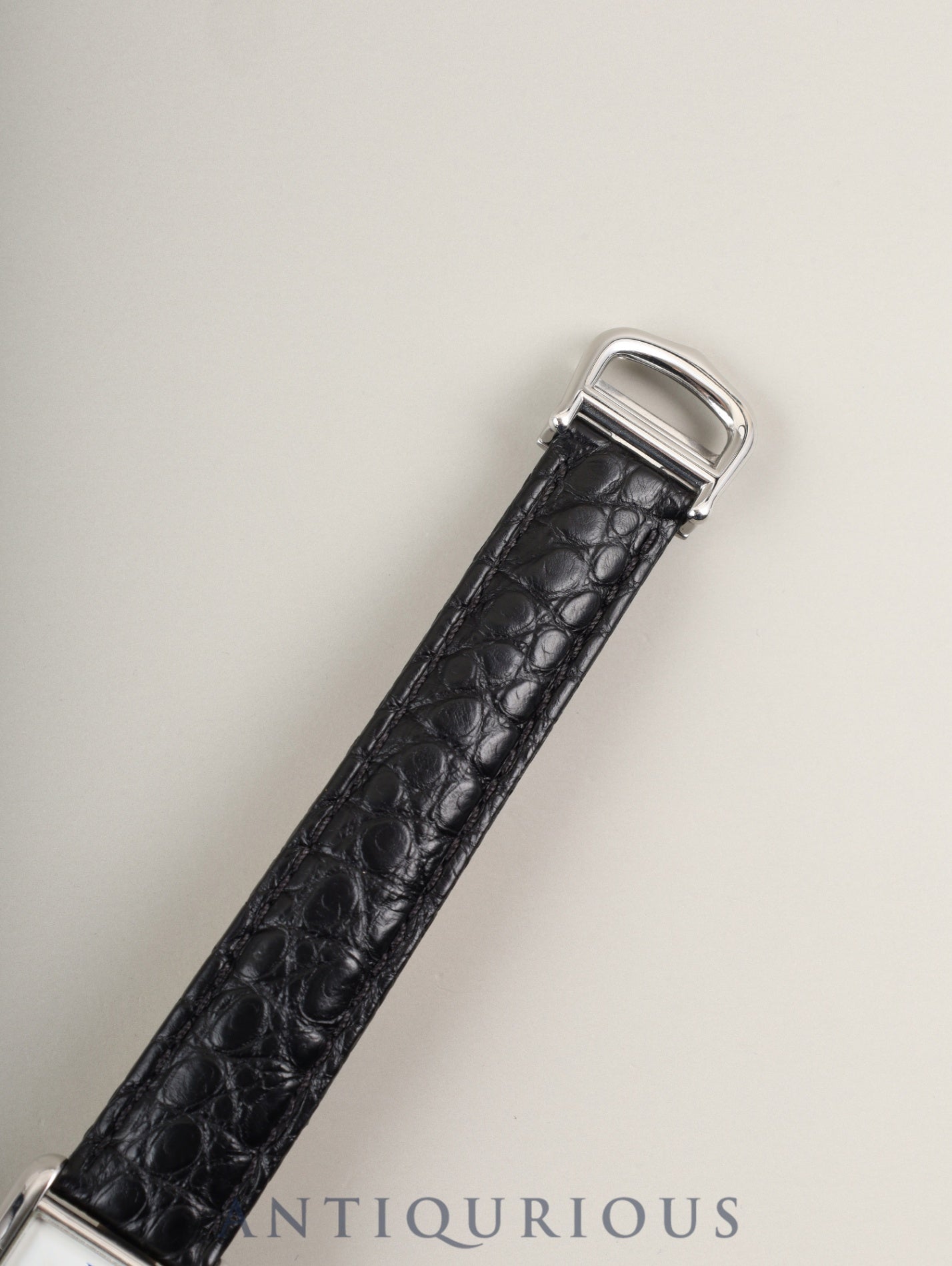 カルティエ マストタンク MM W1014054 / 2416 クォーツ Cal.057 SV925 革 純正Dバックル（SS） ホワイト飛びローマンCC文字盤 1999年頃～2003年頃 オーバーホール済み