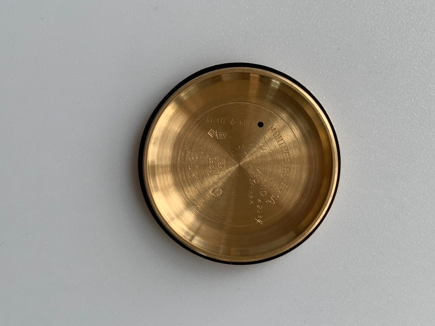 ロレックス デイデイト 1803 自動巻き Cal.1556 750YG 革 純正ピンバックル（GP）シグマダイアル シャンパン文字盤 34番台（1971年）オーバーホール済み