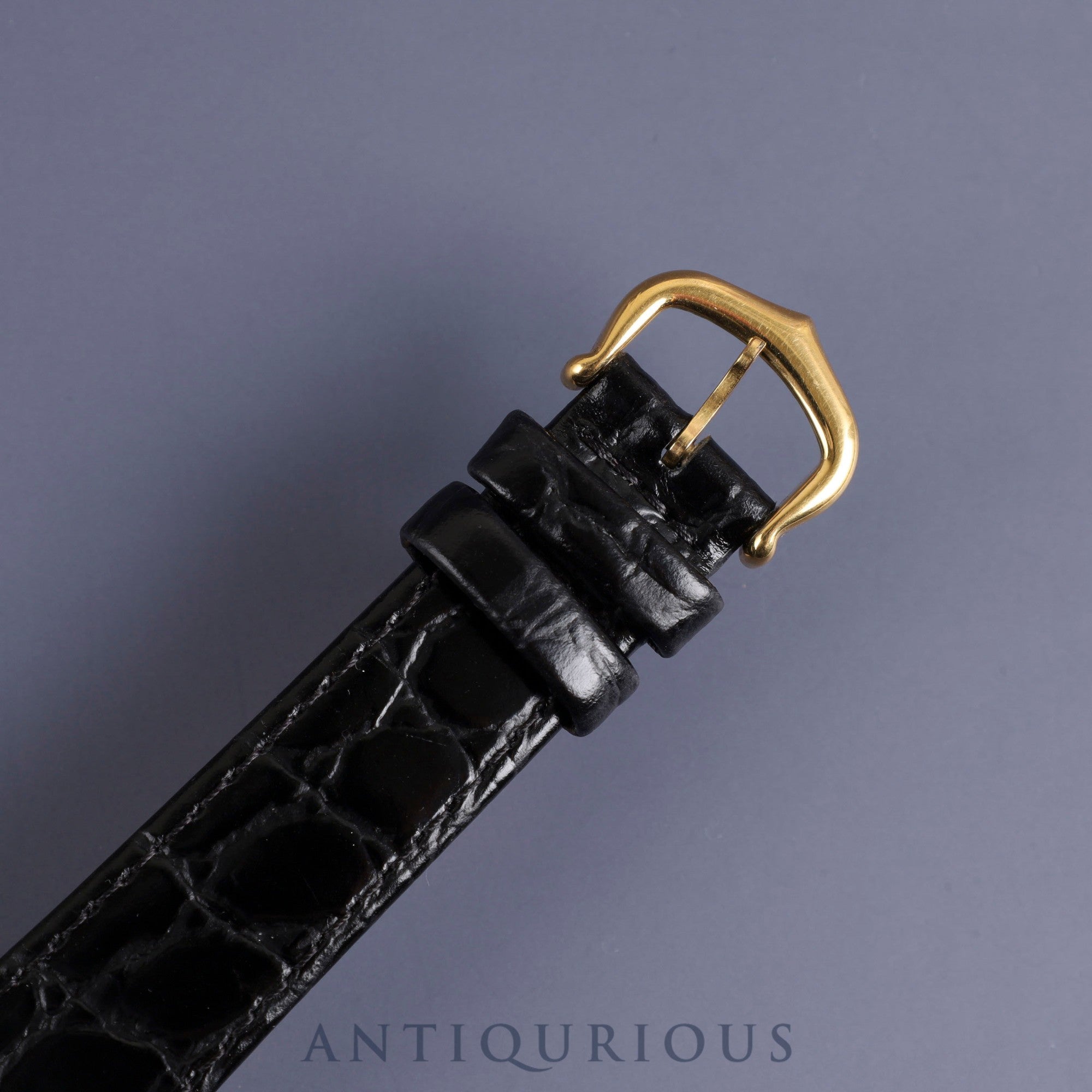 Cartier Must Tank LM 590005 Quartz SV925 Leather Genuine Buckle (GP) Black Roman Dial Complete service (full maintenance) completed at Cartier boutique