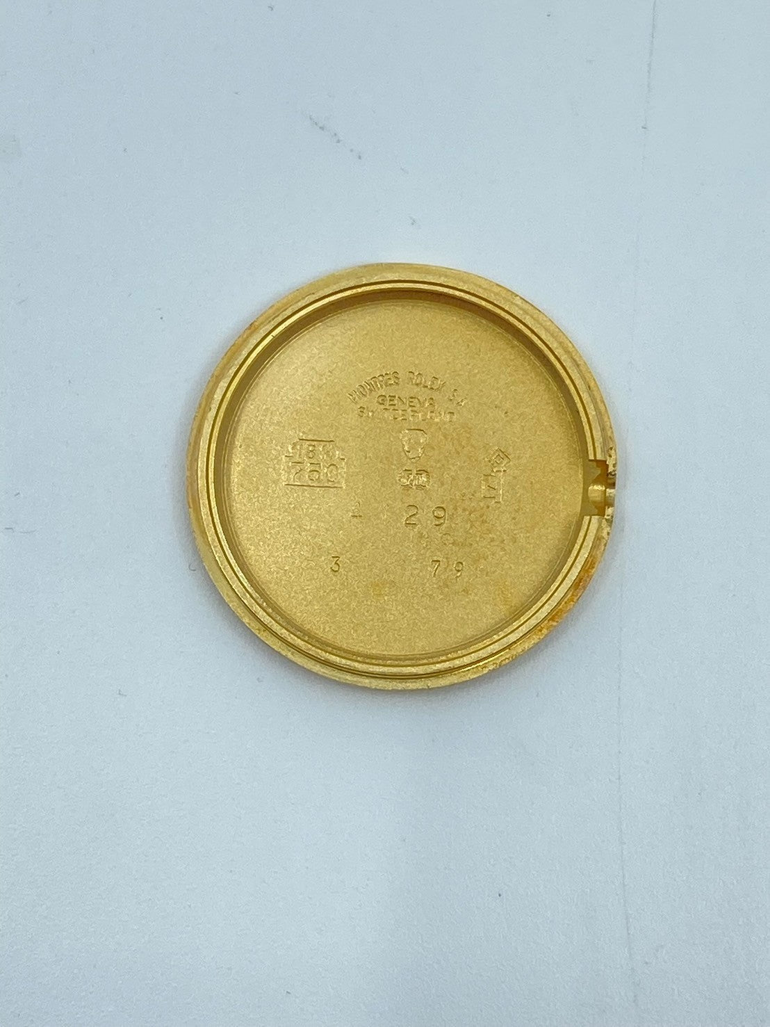 Rolex Cellini 4133 Manual Winding Caliber 1601 750YG Leather Strap with Genuine Buckle (750YG) Champagne Dial No. 43 (1975) Overhauled