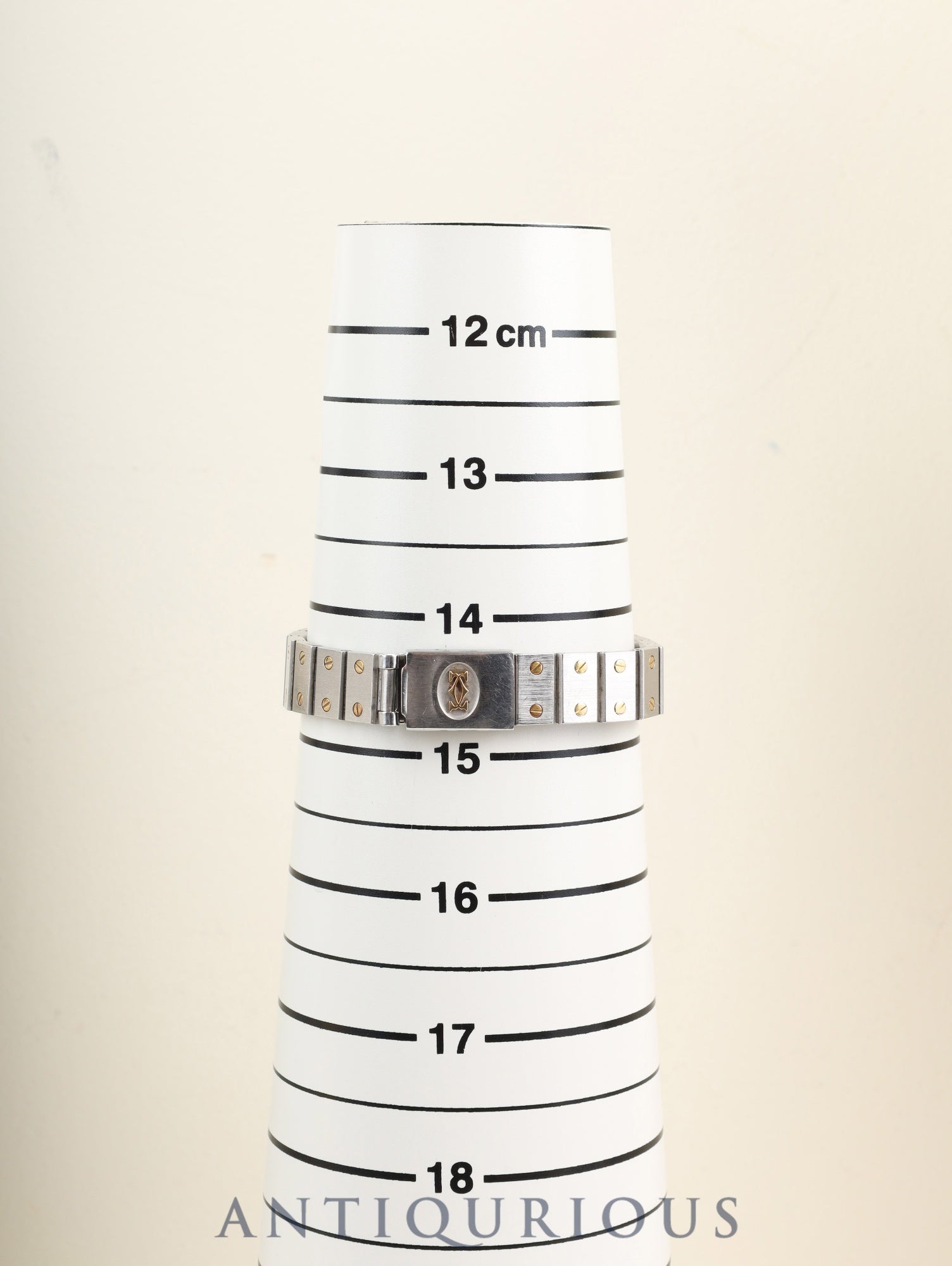 Cartier Santos Octagon SM 0907 Automatic Cal.ETA2671 SS/YG White Roman Dial (SWISS marking) Overhauled