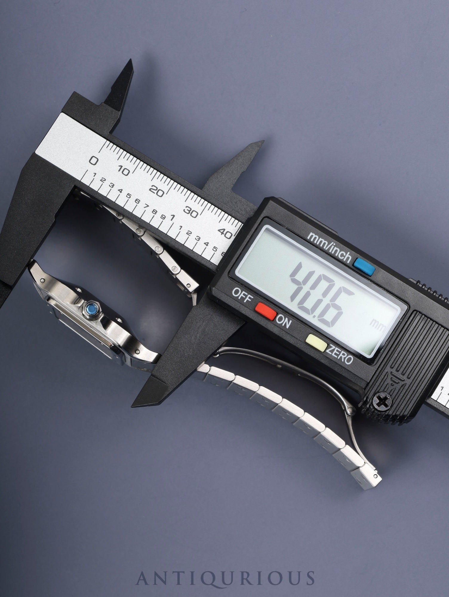 Cartier Santos Galbee LM 9172960 Automatic Caliber 2671 Stainless Steel Ivory Roman Dial Box Booklet Overhauled