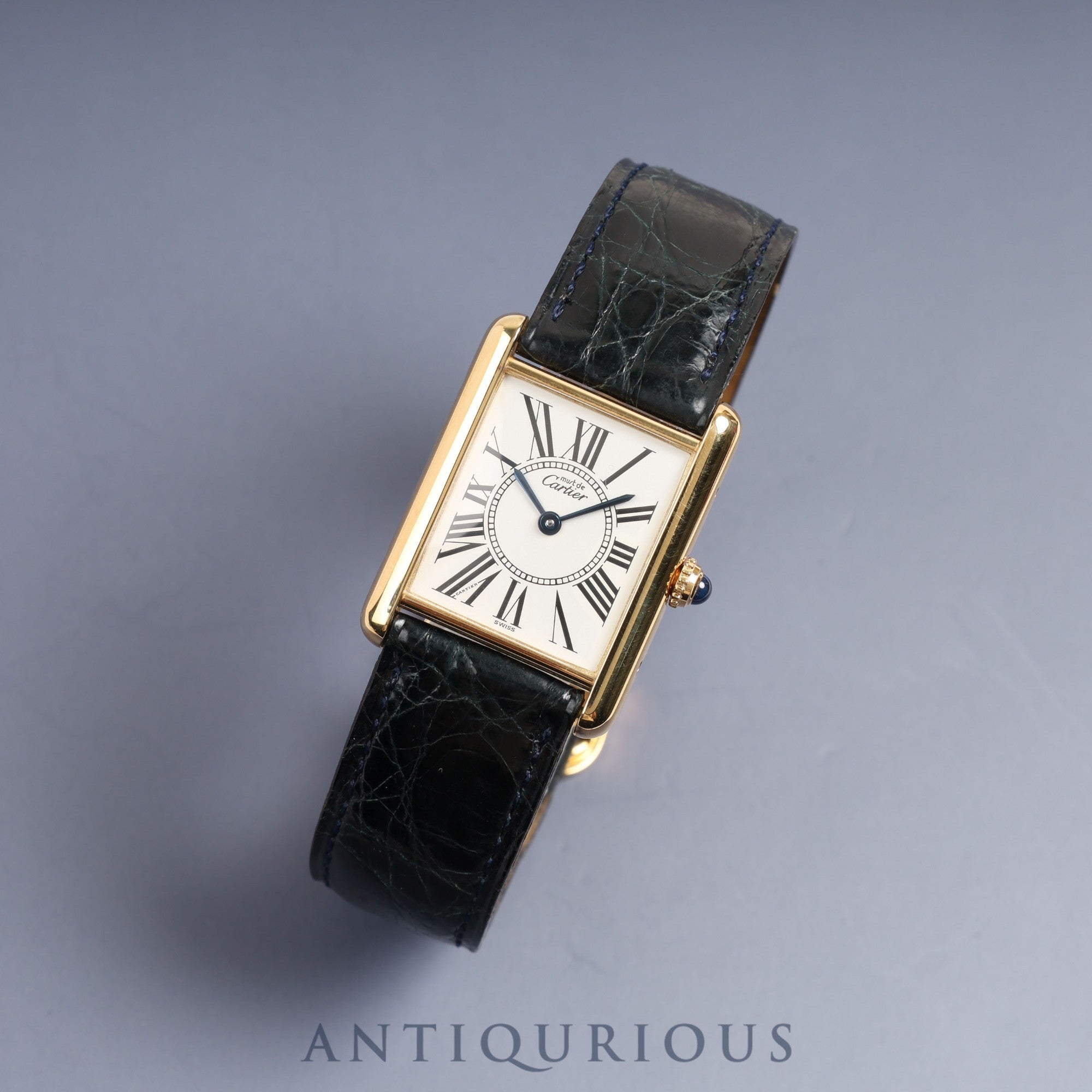 Cartier Must Tank LM QZ Opalan Dial with Box